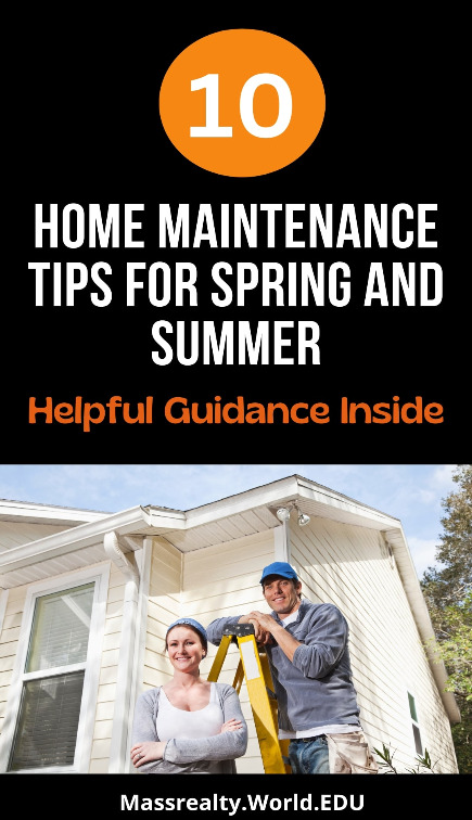 Spring and Summer Home Maintenance
